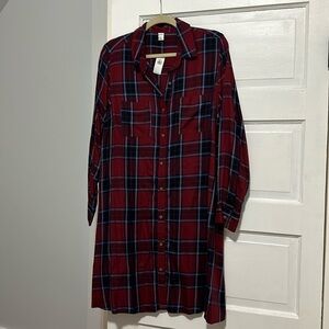 Old Navy plaid swing dress!